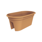 green basics flower bridge 55cm terre cuite doux